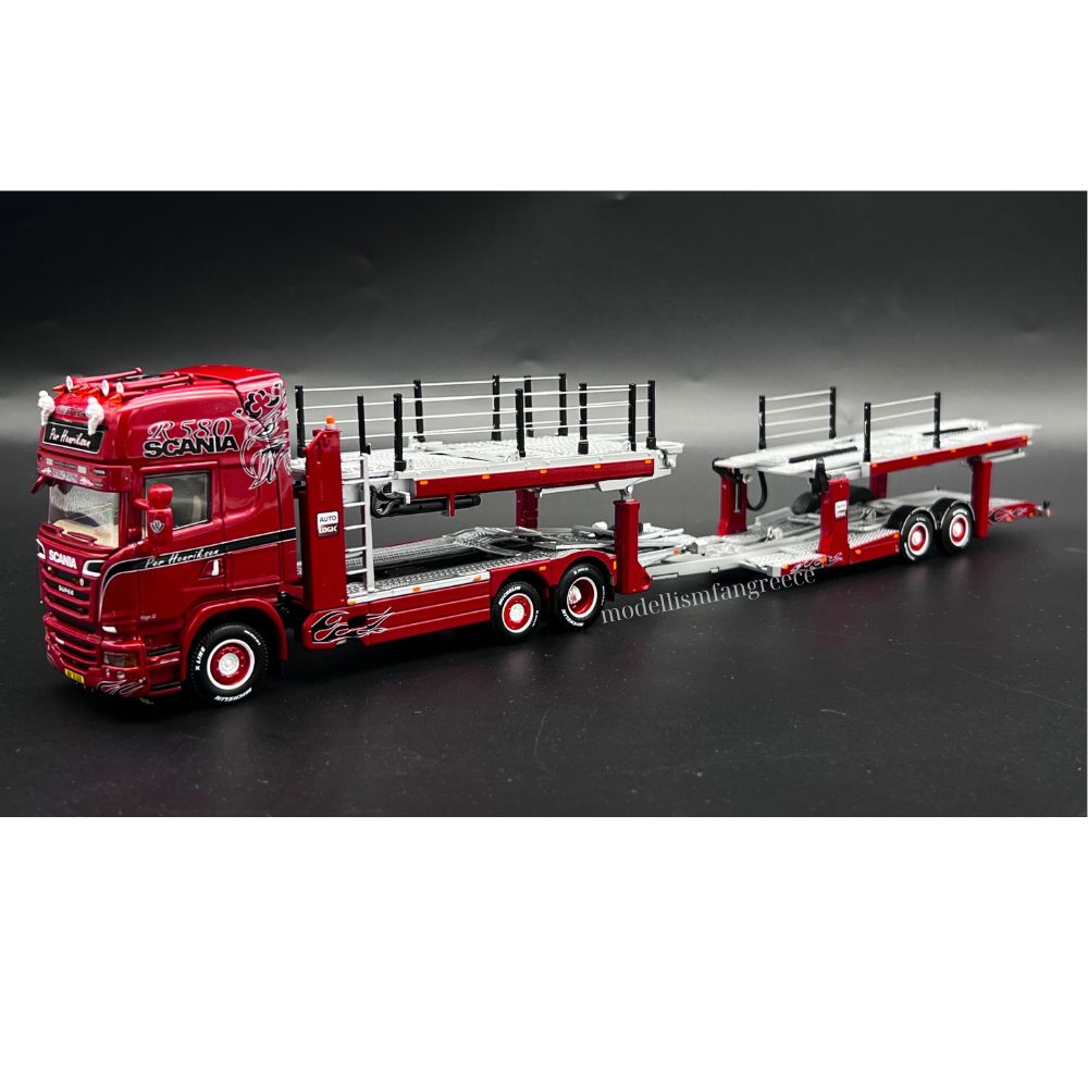 Scania streamline topline 6x2 midlift axle car truck transporter