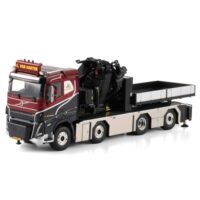 Volvo FH5 sleeper cab 8x2 with Fassi 1300 + jib ballast box + hitch G. van Harten WSI Truck Models