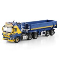 Volvo FMX globetrotter 6x4 tipper trailer Van Belle Transport WSI Truck Models